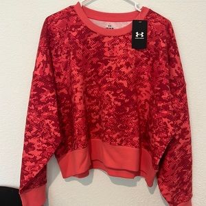 Under Armour sweater red camo